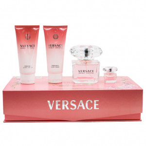 Подарочный набор Versace Bright Crystal (туалетная вода 2 штуки + лосьон для тела + гель для душа) Подарочный набор Versace Bright Crystal (туалетная вода 2 штуки + лосьон для тела + гель для душа)