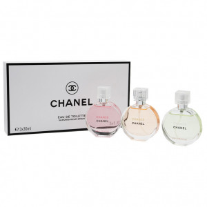 Парфюмерный женский набор Chanel Chance 3x30 ml Парфюмерный женский набор Chanel Chance 3x30 ml