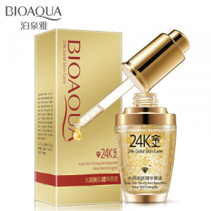 Сыворотка для лица BIOAQUA 24K Gold с частицами 24к золота и гиалуроновой кислотой 30 ml (0887) – уценка (мятая коробка) Сыворотка для лица BIOAQUA 24K Gold с частицами 24к золота и гиалуроновой кислотой 30 ml (0887) – уценка (мятая коробка)