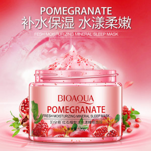 Ночная маска для лица Bioaqua Pomegranate Fresh Mineral Sleep Mask (гранат) 6049 – уценка (мятая коробка) Ночная маска для лица Bioaqua Pomegranate Fresh Mineral Sleep Mask (гранат) 6049 – уценка (мятая коробка)